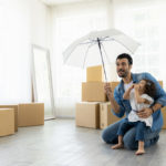 Happy,Moment,Family.,Father,And,Daughter,Relax,In,Living,Room